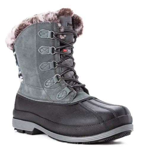 Propet Lumi Tall Lace WBX002S Grey