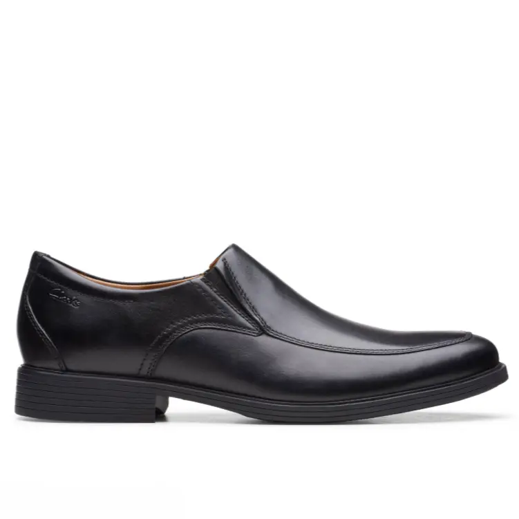 Clarks Whiddon Step black slip-on men’s shoe