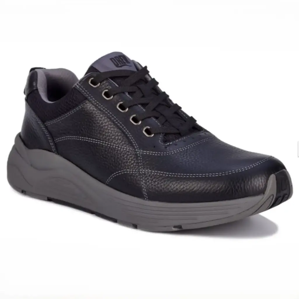Drew Maker blk pebbled leather