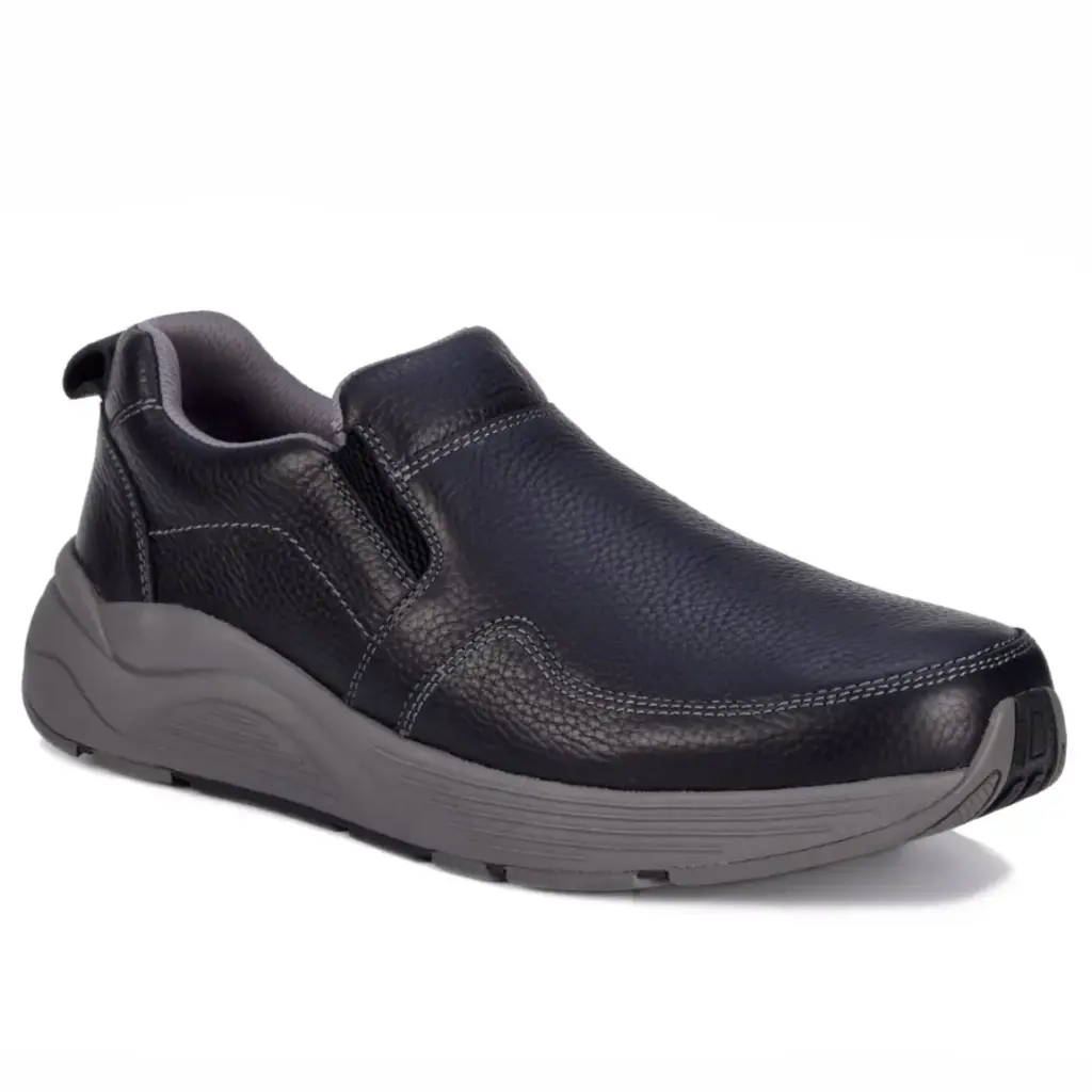 Drew Match blk pebbled leather