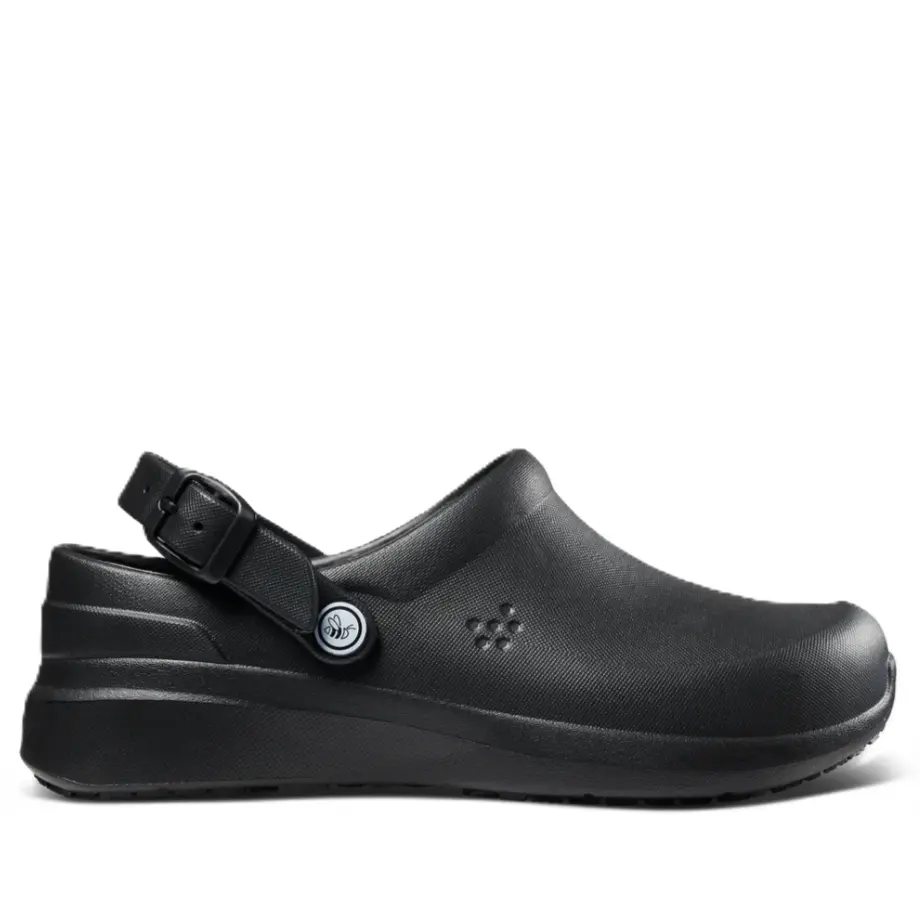 Joybees Adult's Work Clog Solid Black
