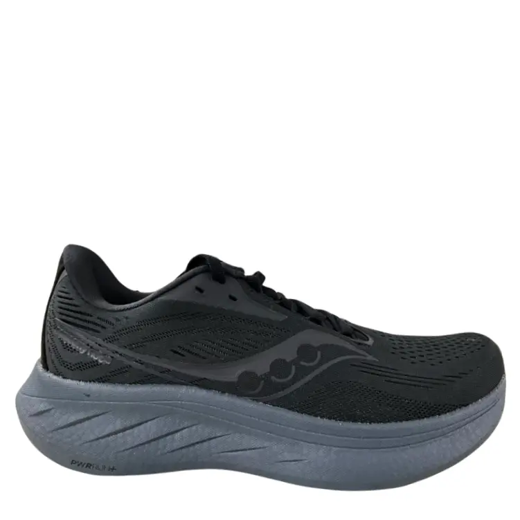Saucony Ride 18 Black/Shadow Men's Shoe 21000-102/21001-102