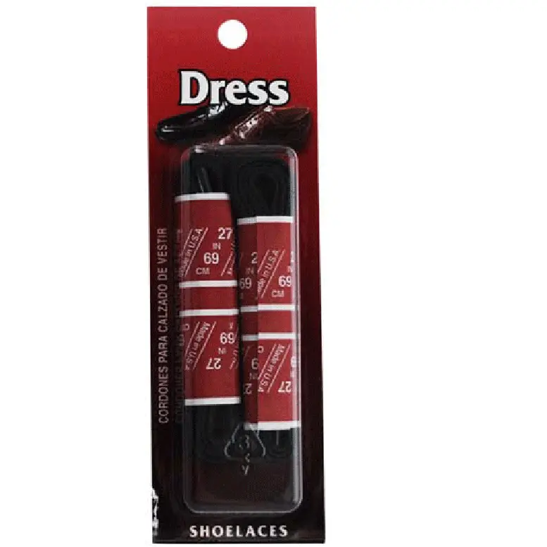 Sole Choice Round Dress Laces 24" Black C1UW