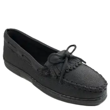 Minnetonka Moosehide Kilty Black 399