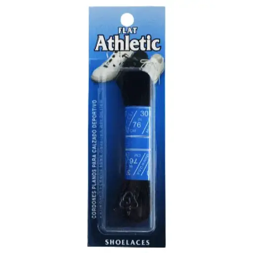 [L1008BLK36] Sole Choice Flat Athletic Laces 36'' Black L1008