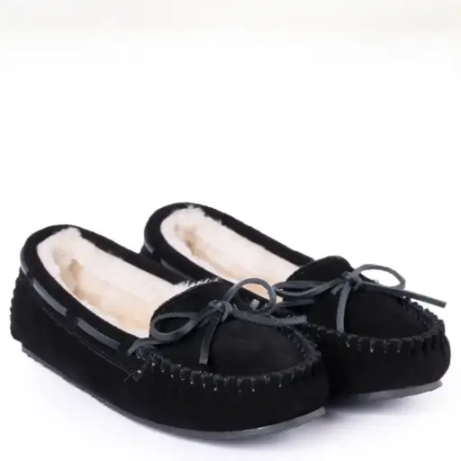 Minnetonka Moccasins Cally Black 4010