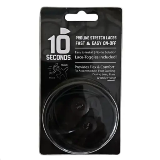 [LLBLK] Performance Elastic Locking Laces black