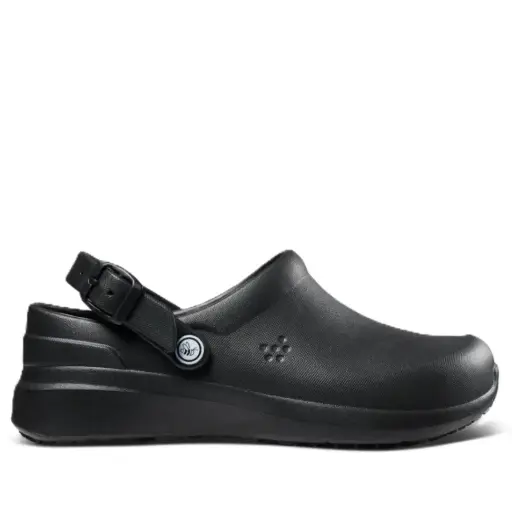 Joybees Adult's Work Clog Solid Black