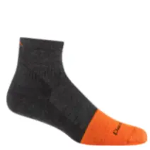 Darn Tough Socks Steely 1/4 midweight with cushion with full cushion toe box 2017 graphite